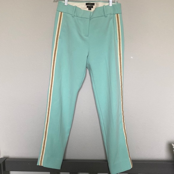 J. Crew Pants - J. CREW CAMERON HIGH RISE SKINNY FIT PANTS WITH TUXEDO STRIPE